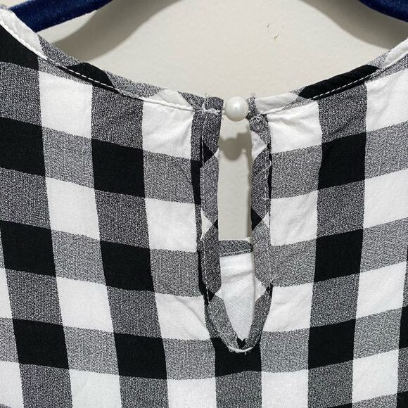 Unbranded Gingham Dress SIZE SMALL Gingham Check Sleeveless Mini Prairie Style - Picture 5 of 7